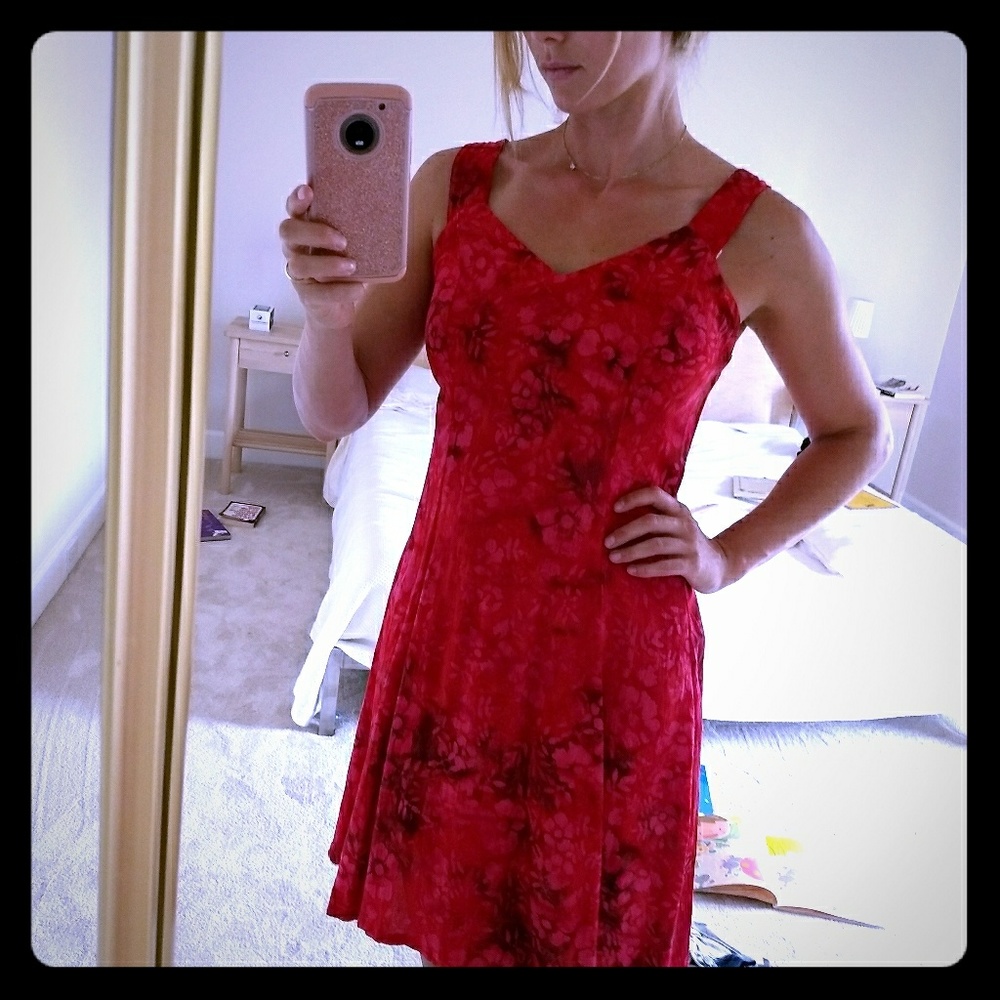 Floral print dress